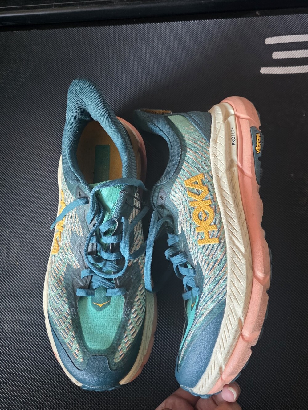 HOKA Women's Mafate Speed 4 Deep Teal/Water Garden sizes 8.5 - Picture 3 of 13